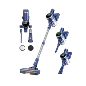 Aspirateur Sans Fil 450W, 38kPa, Écran Tactile