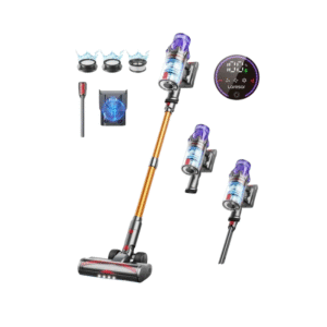 Aspirateur Sans Fil 500W, 60 Min d’Autonomie