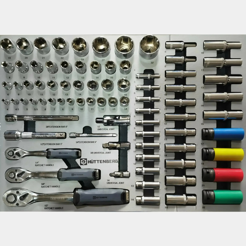 Chariot à Outils Professionnel 8 Tiroirs + Clé à Choc Pneumatique – Image 6