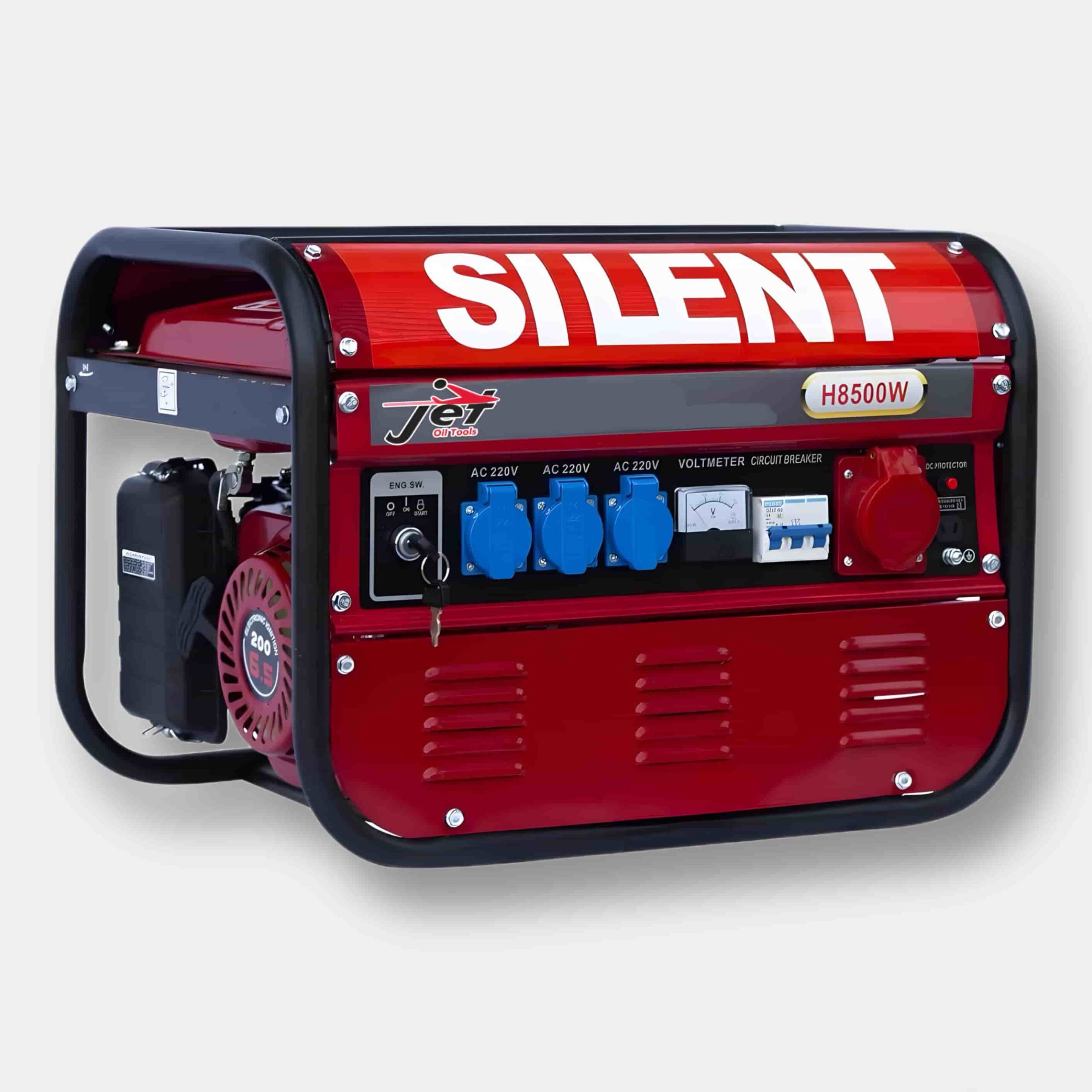 Generatore Di Corrente 8.5kw Gruppo Elettrogeno 8500W (220/380v) Silent AVR Avviamento Elettrico