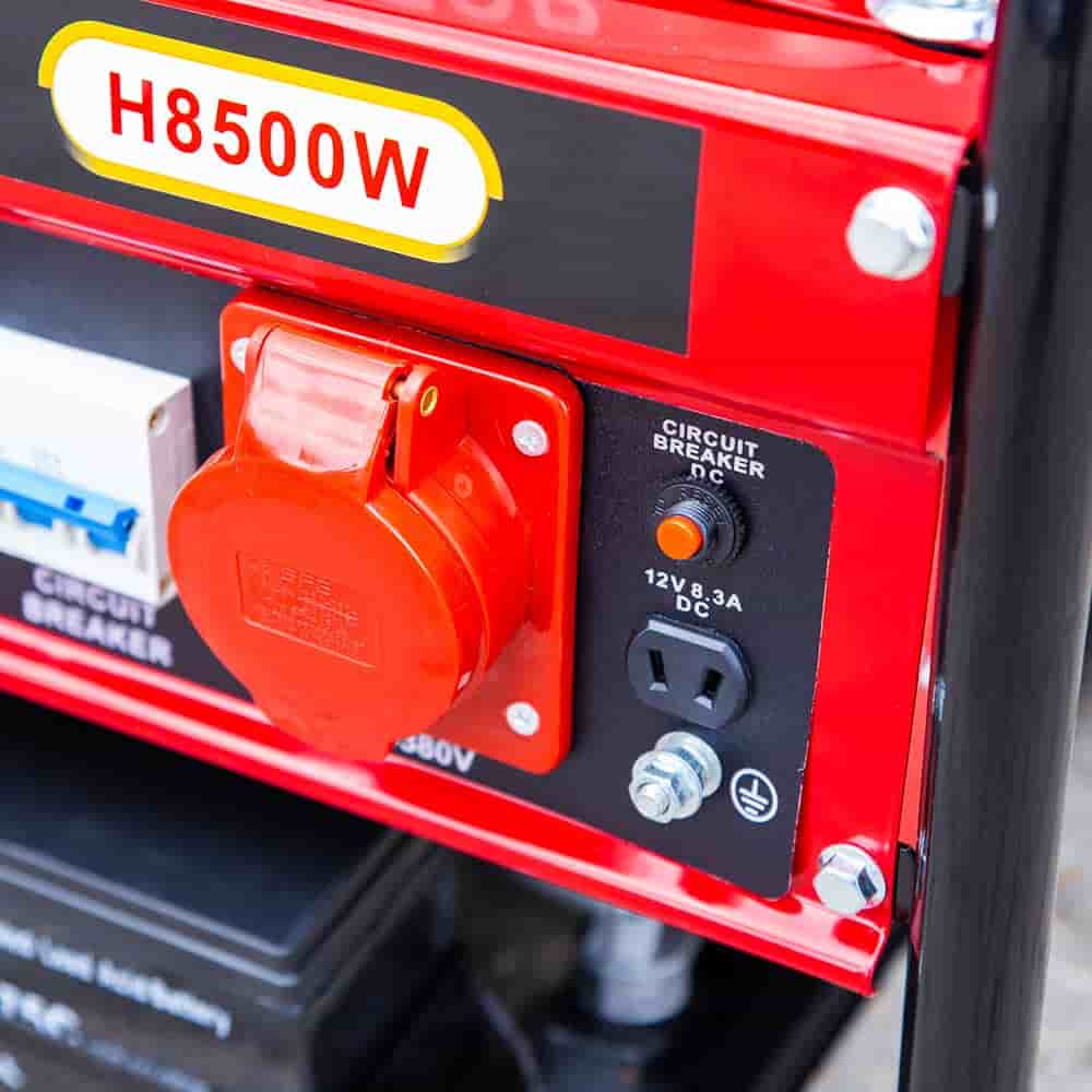 Generatore Di Corrente 8.5kw Gruppo Elettrogeno 8500W (220/380v) Silent AVR Avviamento Elettrico – Image 3