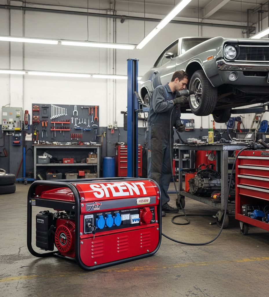 Generatore Di Corrente 8.5kw Gruppo Elettrogeno 8500W (220/380v) Silent AVR Avviamento Elettrico – Image 9