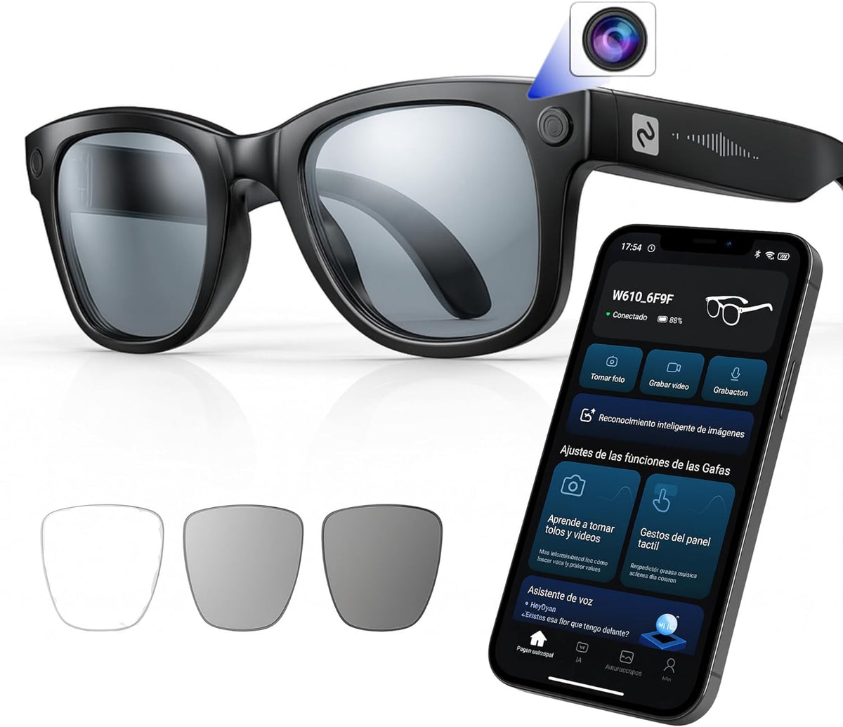 Lunettes intelligentes IA – SmartView Pro
